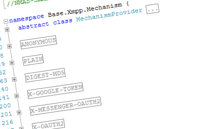 xmpp sasl mechanisms source code